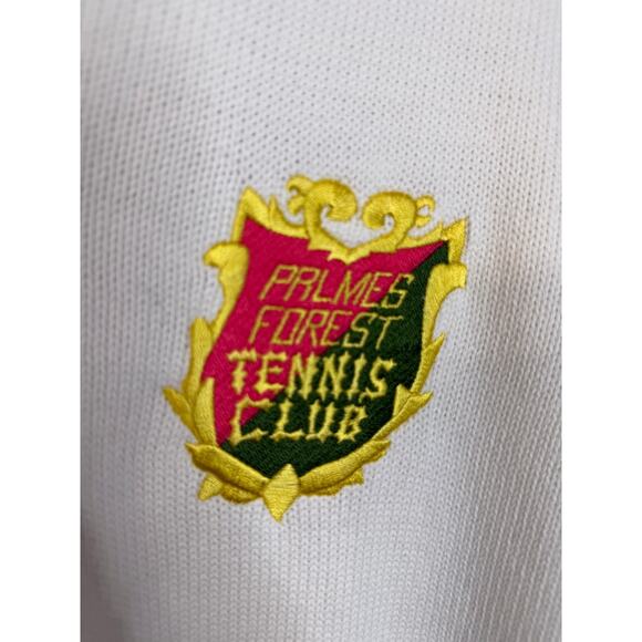 Palmes Off-White PFTC V Neck Knit Sweater Cotton Tennis Preppy Sz M New - Picture 3 of 13